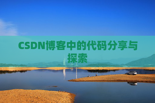 CSDN博客中的代码分享与探索